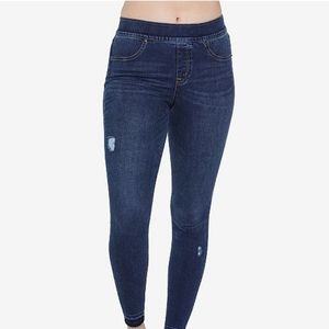 Spanx Distressed Ankle Skinny Jeans